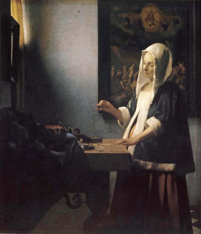 Jan Vermeer Parlvagerskan china oil painting image